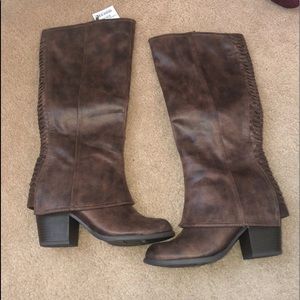 Fergalicious by Fergie’ brown boots